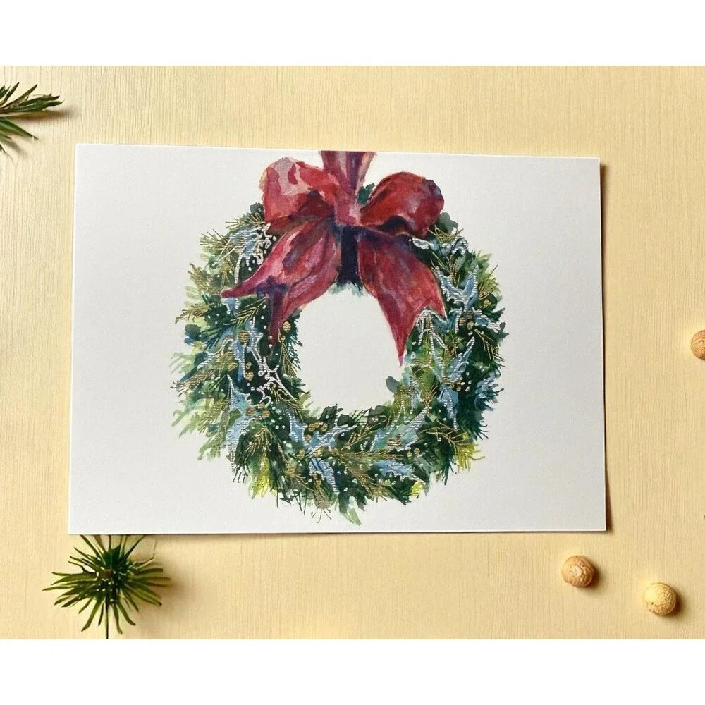 Odd Balls Vintage - Assorted Christmas Folded Note Cards - 10 Pack